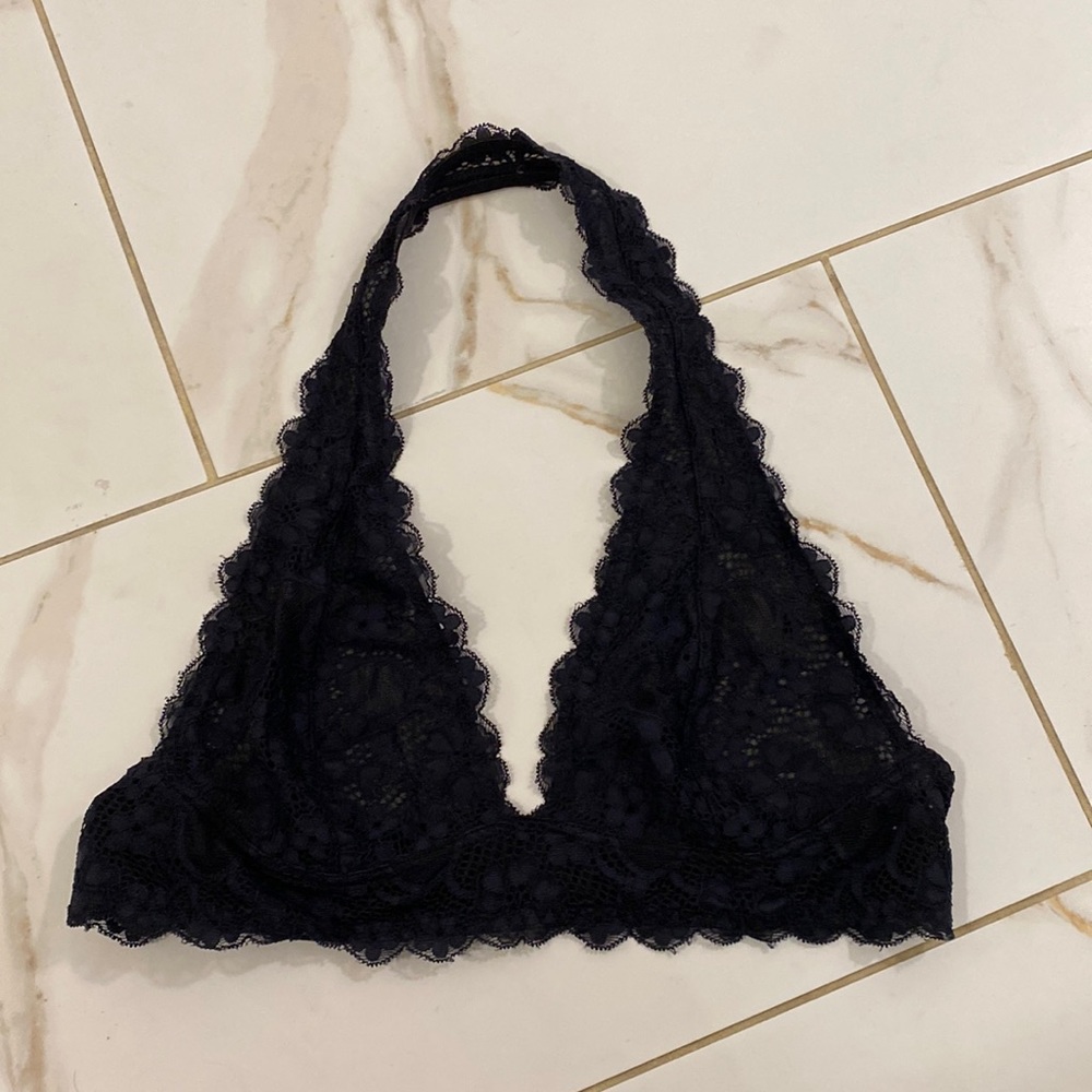 FREE PEOPLE LACE HALTER